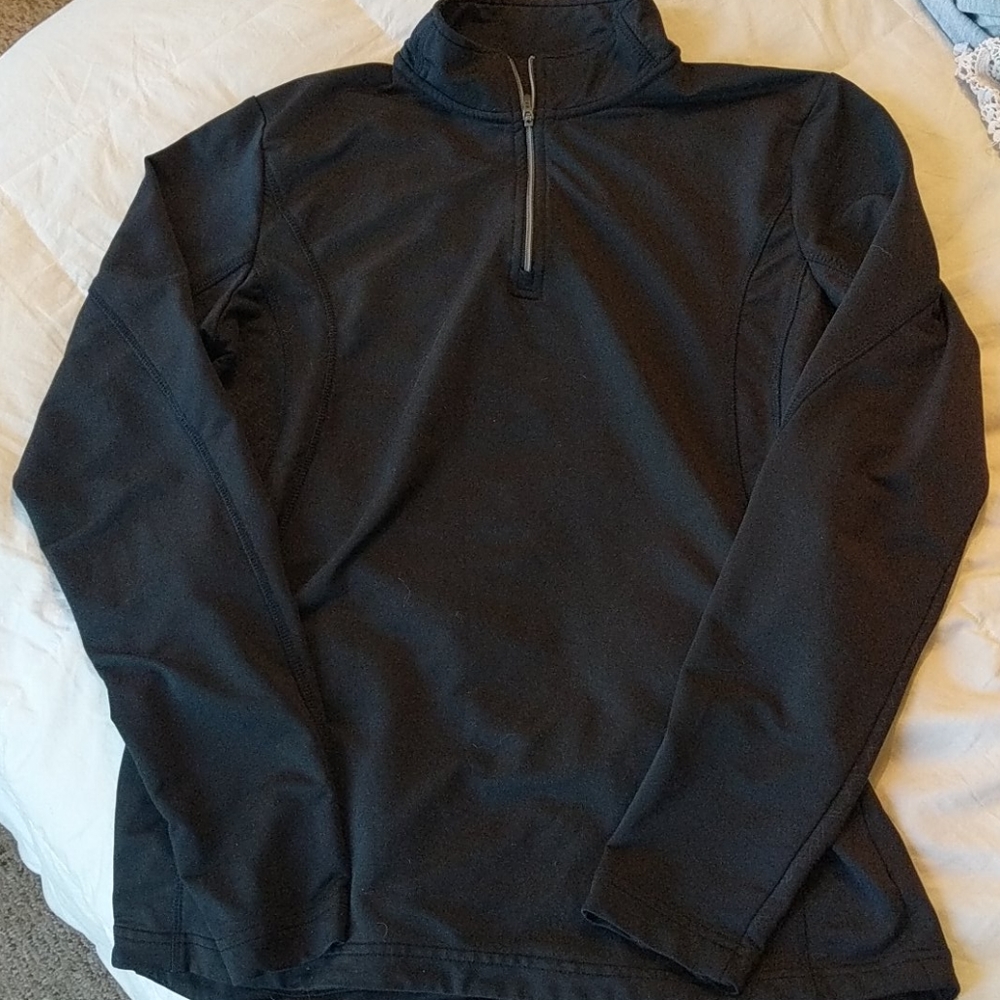 Athletic pullover sweater